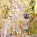 Girl by a Trellis